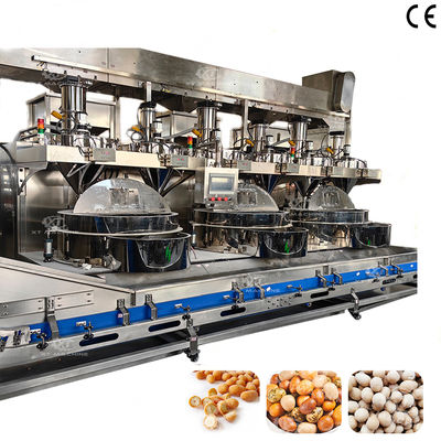 Harga yang bagus Sistem Kontrol PLC Efisiensi Produksi Tinggi Mesin Pembuat Kacang Tutup dan Mesin Pengolahan Kacang on line