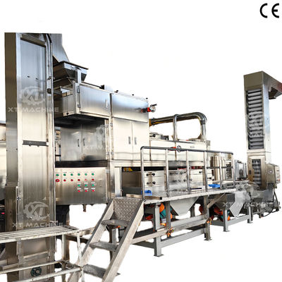 500kg/jam Mesin penghancur kacang/kacang kedelai yang diklasifikasikan secara otomatis untuk pemotong kacang yang efisien