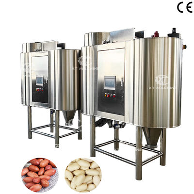 Harga yang bagus Mesin Blanching Kacang Otomatis Tingkat Tinggi dengan Kapasitas 1000-2000kg/jam dan Konstruksi Food Grade Stainless Steel on line