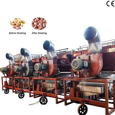 Harga yang bagus Fully Automatic Food Grade Peanut Cracking Machine Peanut Processing Equipment Suitable for Agricultural Industrial on line