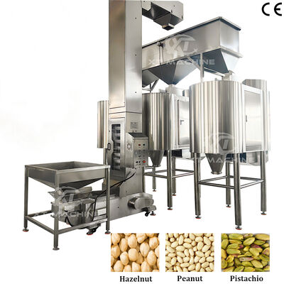 Harga yang bagus Mesin Blanching Kacang Tanah Utuh yang Kokoh dan Tahan Lama, Blancher Hazelnut dengan Stainless Steel 304 on line