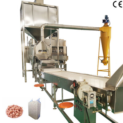 Harga yang bagus Penggunaan Industri Baja tahan karat 304 Kelas Pangan 1000kg/jam-2000kg/jam Produksi Panggang dan Blanching Kacang on line