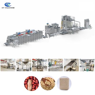 Harga yang bagus Industrial High Output Blanched Peanut Processing Line untuk Hazelnut/Pistachio peanut air peeling machine on line