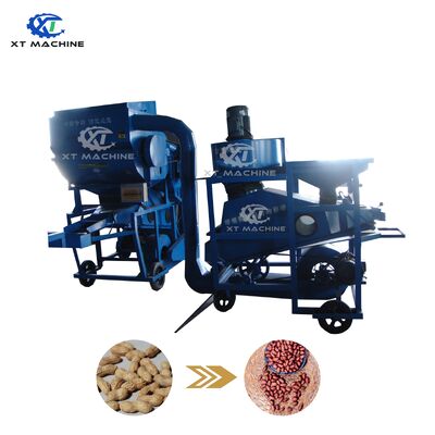 Harga yang bagus Mesin Pengupas Kacang Tanah Hasil Tinggi yang Dapat Disesuaikan dengan 380V 50Hz 3 Fasa untuk Penggunaan Industri on line