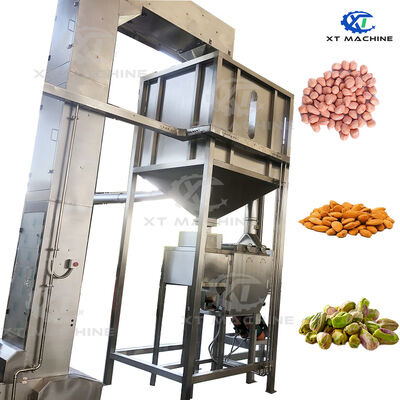 Harga yang bagus 50-100kg/jam Kecepatan Konstan SUS304 Z Bucket Elevator dengan Daya 0,75KW untuk Pengolahan Kacang on line