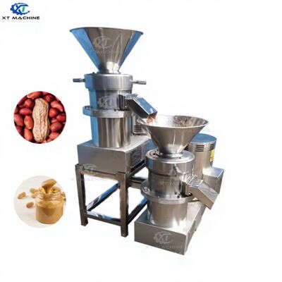 Harga yang bagus Mesin Penggiling Selai Kacang/Selai Pistachio Kapasitas 130-150Kg/Jam SUS304 untuk Penggiling Pasta Almond 150-160 Jaring on line