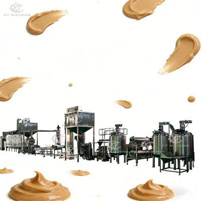 Harga yang bagus SUS304 Stainless Steel Peanut Butter Produksi Line dengan 175kW Daya dan CE ISO Sertifikasi on line