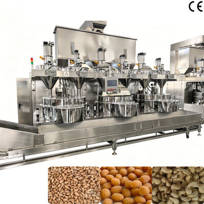 Harga yang bagus Mesin Pelapis Kacang Otomatis dengan Sistem Kontrol PLC untuk Mesin Pelapis Kacang Mete Kacang Tanah 200kg/jam-1000kg/jam on line