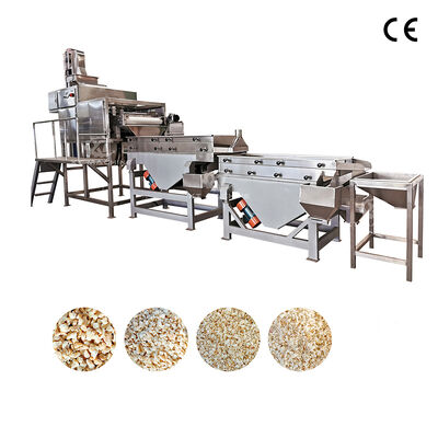 Harga yang bagus Multifunction 500kg/h 304 stainless steel Mesin pemotong kacang empat tahap dan penghancur kacang untuk pemotong seragam on line