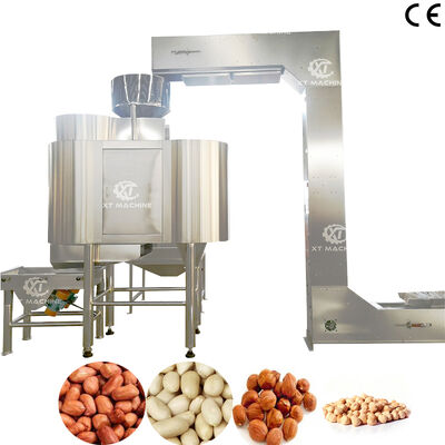Harga yang bagus Mesin Penghapus Kulit Merah Kacang Hias Komersial dengan Baja Rinsing Berkualitas Makanan untuk Pengolahan Pistachio Kacang Hias on line