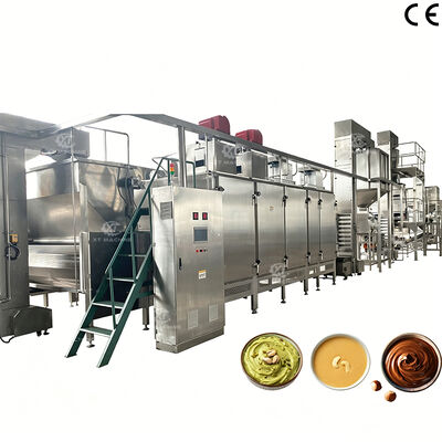 Harga yang bagus Lini Produksi Selai Kacang Kapasitas 1000kg/jam Peralatan Pengolahan Selai Kacang dengan Produksi Steril Tertutup Sepenuhnya on line