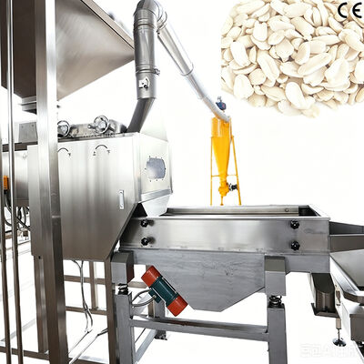 Split Kacang Kernel Blanching Machine Keakuratan Tinggi Kacang Patah dan Blanching Mesin