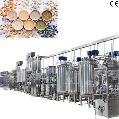 Harga yang bagus Mesin pembuatan mentega kacang/kacang kasu komersial dan kemasan dengan sistem pendingin untuk pabrik pengolahan mentega kacang on line