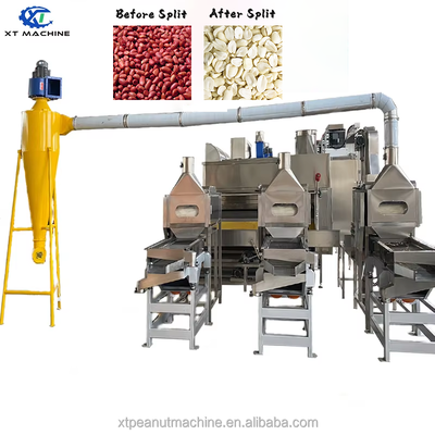 Harga yang bagus Mesin Blanching Buah Kacang SUS304 untuk Blanching & Splitting Buah Kacang on line