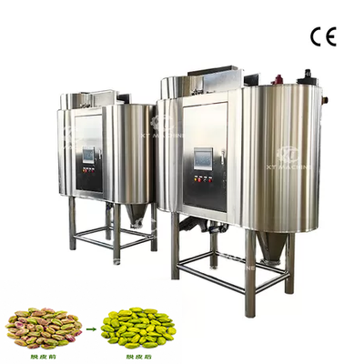 Harga yang bagus Mesin Pengupas Kulit Merah Kacang 500kg/jam dengan Kontrol PLC untuk Pengupas Pistachio yang Efisien on line
