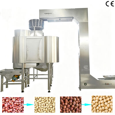 Harga yang bagus Mesin Penghapus Kulit Merah Kacang Hias Komersial dengan Baja Rinsing Berkualitas Makanan untuk Pengolahan Pistachio Kacang Hias on line