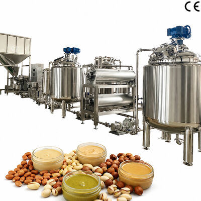 Harga yang bagus Premium Full-Automatic Multi-flavor Peanut Butter Production Line Mesin pembuatan mentega kacang almond on line