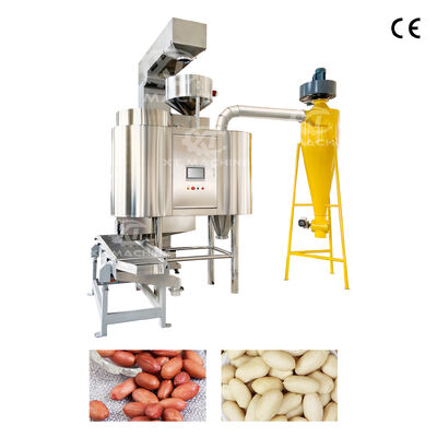 Harga yang bagus Mesin Pengupas Kacang Tanah Stainless Steel Terkontrol PLC Baru untuk Tanaman Pengolahan Kacang on line