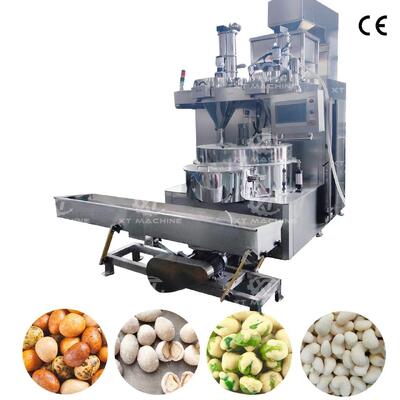 Harga yang bagus Mesin Pelapis Kacang Otomatis Komersial 500-1000kg/jam Sistem PLC untuk Peralatan Pemrosesan Pelapis Camilan Kacang On line